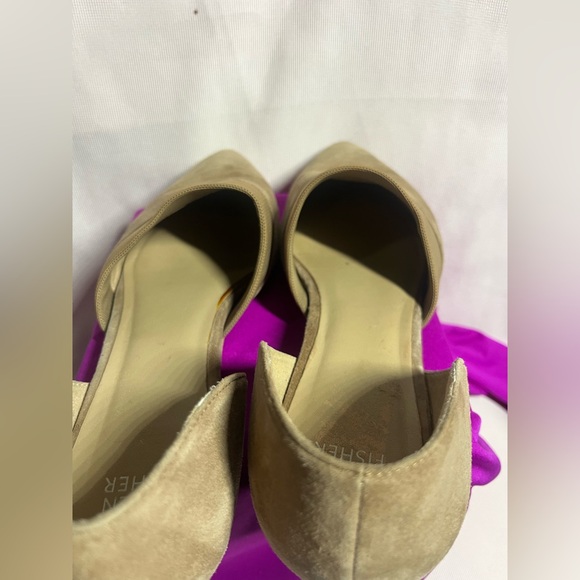 Eileen Fisher Beige Suede Flats - Picture 6 of 11